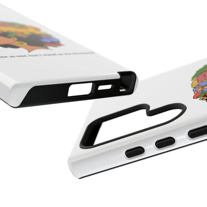 Afro Floral Phone Case — "I come as one, but I stand as ten thousand."
