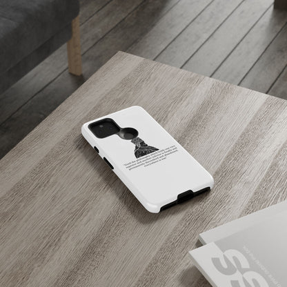 Tough Cases — 'Until the philosophy...' Quote Military Helmet Phone Case