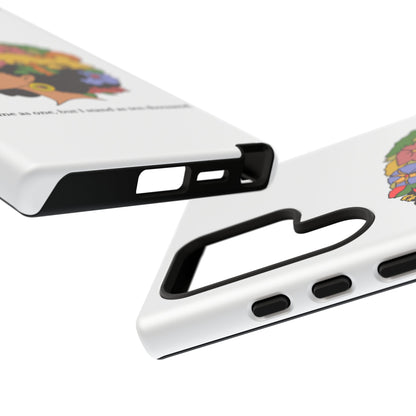 Afro Floral Phone Case — "I come as one, but I stand as ten thousand."